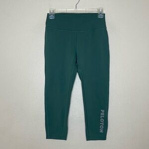 Peloton Green High Waist Capri Leggings Size Medium